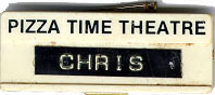 My Official Pizza Time Theatre Name Tag